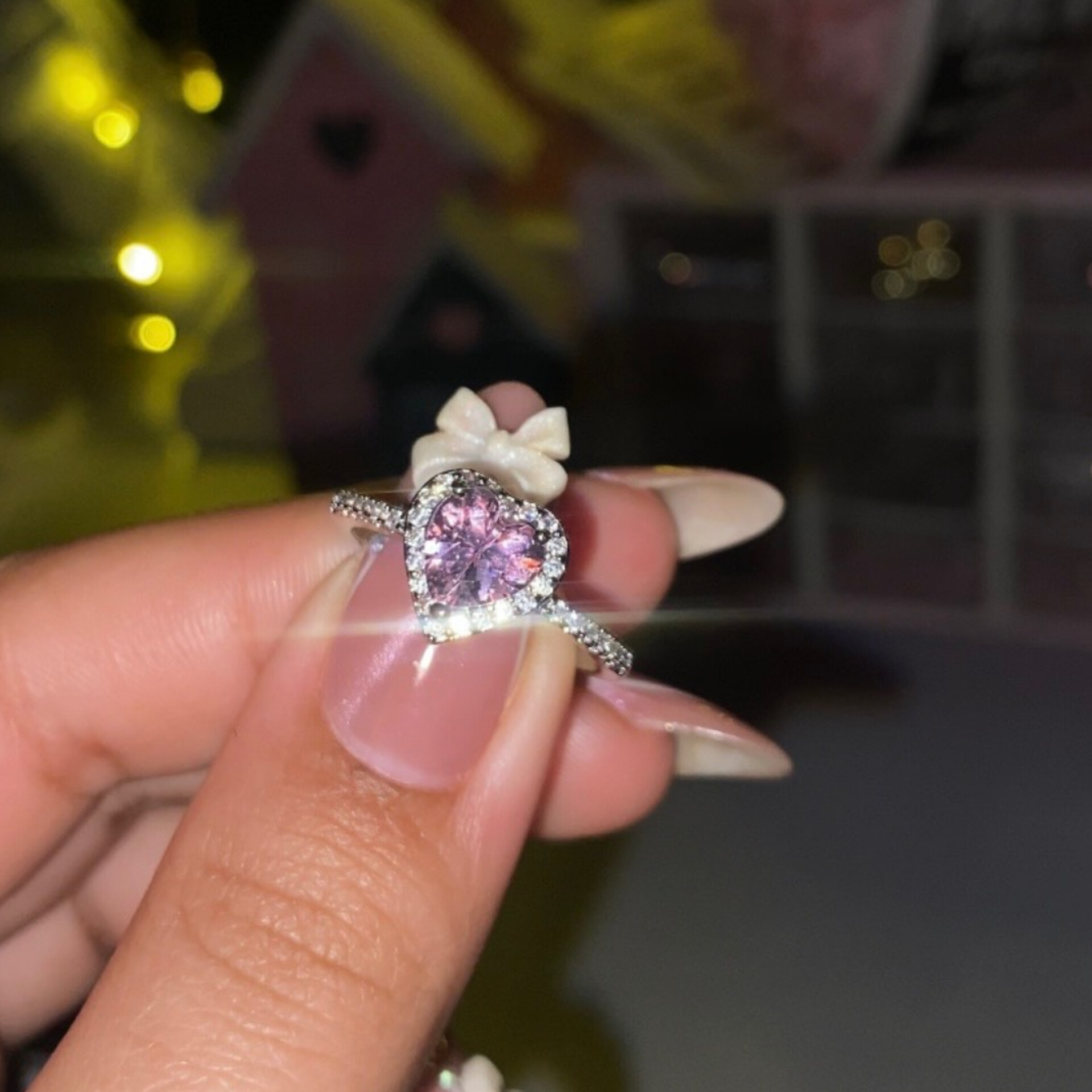 انگشتر قلب باربی💗🩰✨